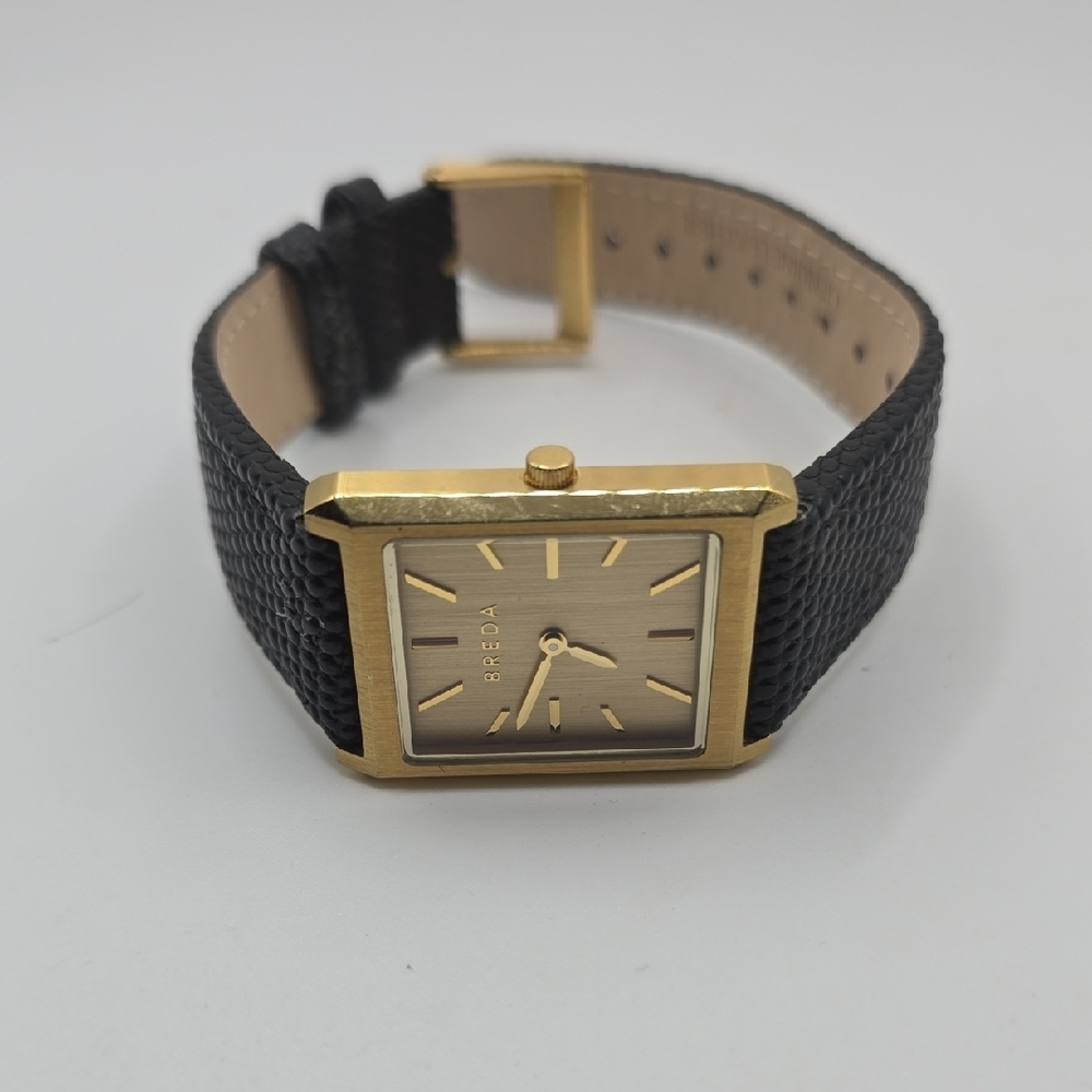 Breda Gold and Black Women's Watch - Picture 5 of 7
